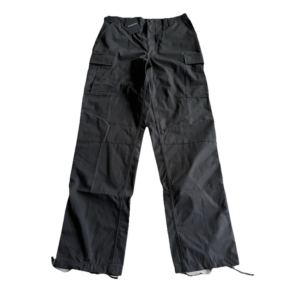Propper BDU Uniform Pant- Ripstop Medium Long 34x34 Black Tactical Pant New NWT
